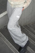 PAPER LOGO LINE SWEAT PANTS -GRAY-